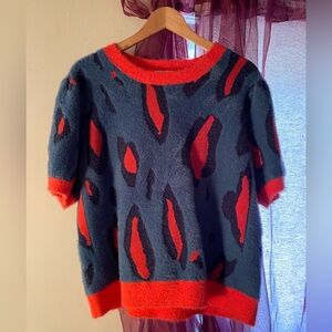 Saint Geraldine Puffed Sleeved Top L